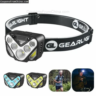 n____S - ❗ 5 Modes Motion Sensor Headlamp
〽️ Cena: 7.99 USD (dotąd najniższa w histor...