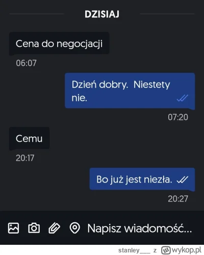 stanley___ - @PokemonowyRambo: Nie będę sobie drwił z człowieka. Grzecznie odpisałem.