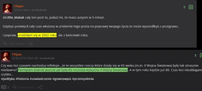 Little_Makak - @TooFast I to ja jestem pi3rdolnięty? xD Wystarczy komuś wytknąć oczyw...