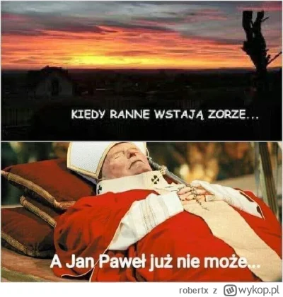 robertx - Dobrego dnia Mirki!!!

#wykopobrazapapieza #heheszki