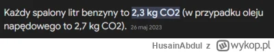 HusainAbdul - @Pandillero:
Czyli po spaleniu 5,4536 kg węgla kamiennego wyemitujemy o...