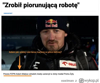 eastman - WG. TVN24 - Adam Małysz jest prezesem PZPN. Chwilę mnie nie było w świecie ...