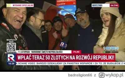 badreligion66 - #polityka #marszniepodleglosci  Święto świętem ale wplac teraz xd