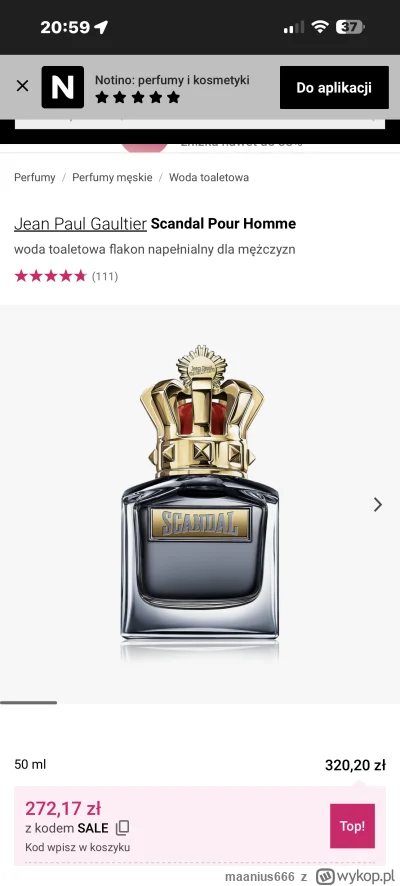 maanius666 - Ma ktoś na sprzedaż próbkę? 

#perfumy