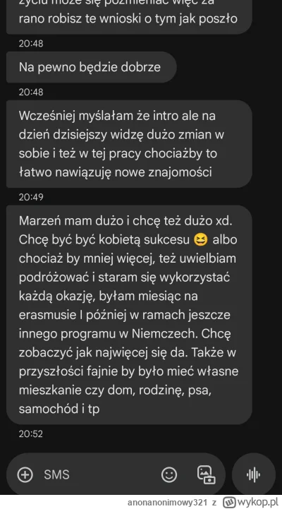 anonanonimowy321 - K$#@a smutno mi pisałem z pewną dziewczyną kazała mi się rozpisać ...