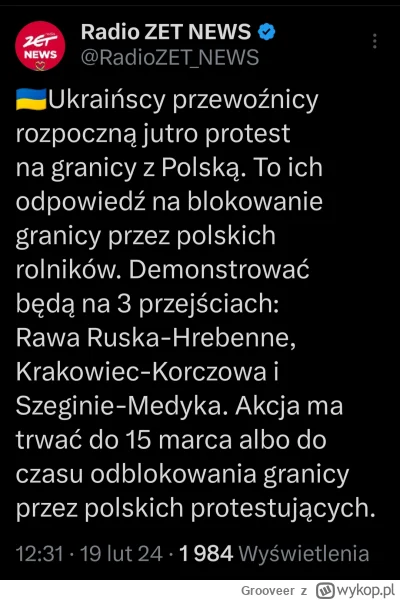 Grooveer - #ukraina #polska #rolnictwo #polityka