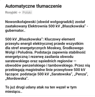 Mikuuuus - Podstacja w obwodzie wołgogradzkim zaatakowana ☺️
#ukraina #wojna #rosja #...