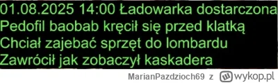 MarianPazdzioch69 - Pedobab nawet by własną matke sprzedał za srebrniki z braku kasy ...