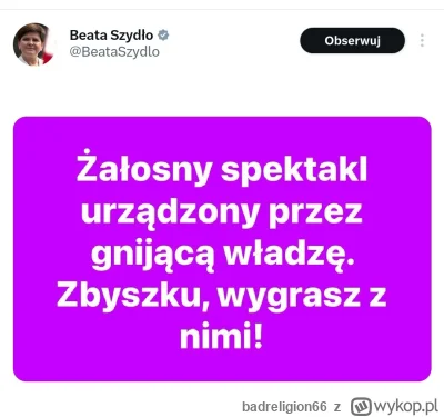 badreligion66 - #polityka Jakby się ktoś zastanawiał dlaczego Beata tak kibicuje Zero