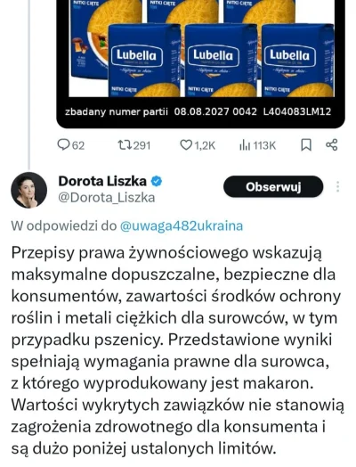 widmo82 - Odpowiedź Rzecznika Prasowego firmy Maspex, Pani Doroty Liszka, w sprawie b...