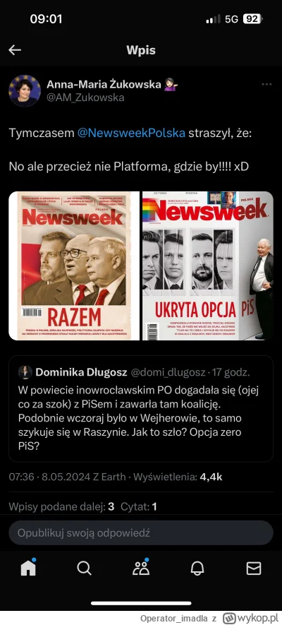 Operator_imadla - Dobrze że #newsweek jest obiektywny i nie są wcale pachołkami #tusk