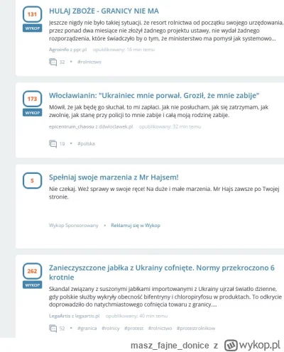 maszfajnedonice - wykop zamienił się w 
Portal o diabłach z Ukrainy
#wojna #ukraina #...