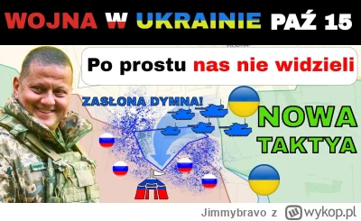Jimmybravo - 15 PAŹ: GENIALNE. Ukraiński Czołg ATAKUJE POD ZASŁONĄ DYMNĄ

#wojna #ukr...