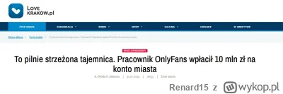 Renard15 - ważne że bandyci pod parasolem rady miasta mogli wypłacać pieniądze z loka...