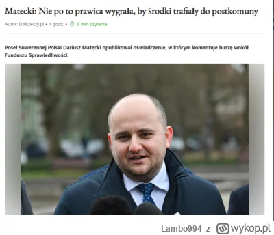 Lambo994 - Przekładając na teraźniejsze realia.  Nie po to Tusk jest premierem a Roma...