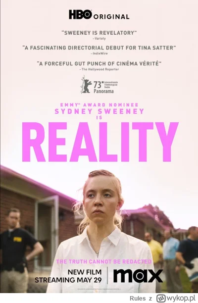 Rules - Czy dysponuje ktoś napisami PL do filmu Reality (2023)?
#napisy #film #filmy