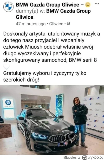 Miguelos - Ja chciałbym tylko przypomnieć że Miuosh wziął 2 miliony złotych rządowej ...