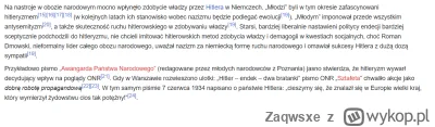 Zaqwsxe - >ciekawe czy ONR-owcy w międzywojniu też zachwycali się Hitlerem ?

@danob9...