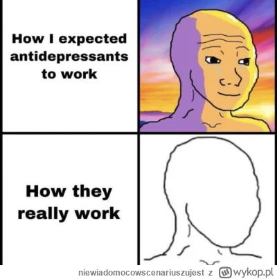 niewiadomocowscenariuszujest - >najbardziej rozpowszechnione leki z grupy SSRI są bez...