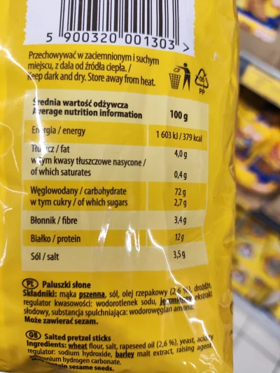 KwasneJablko - #mirkokoksy

Paluszki mają 12g białka. Dobra przekąska?