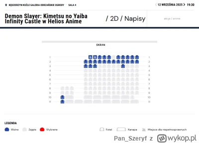 PanSzeryf - Chłop se chciał pójść na Demon Slayera do kina a wszystkie normalne miejs...