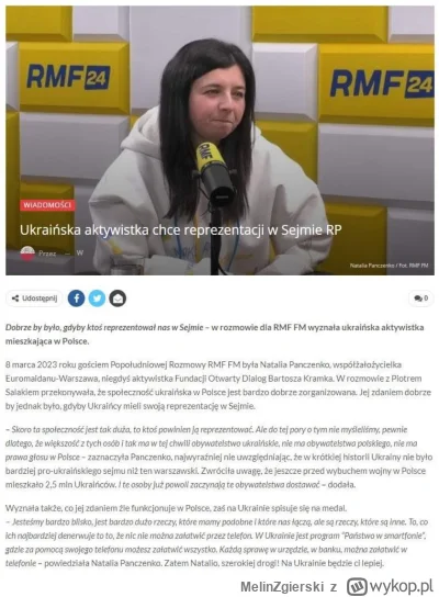 MelinZgierski - #ukraina zobaczcie jak ukraińska aktywistka natalia panchenko jest po...