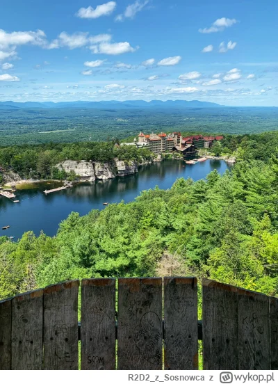 R2D2zSosnowca - @R2D2zSosnowca Mohonk to takie przedgórze Catskill Mountains. Pierwsz...
