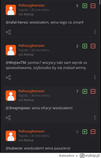 Kaloryfere - @PafnucyJhonson Już się nudny robisz.