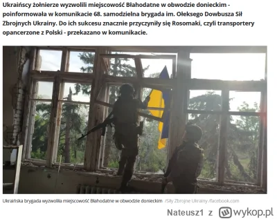 Nateusz1 - Serio Ukraińcy już wykorzystują w walce Rosomaki, kiedy to dopiero w kwiet...