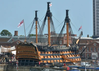 Corvus_Frugilagus - @gabrysianowa: Okręt HMS Victory, na którym zmarł  admirał Nelson...