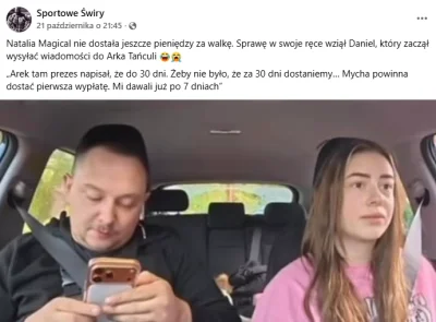 Delfin69 - > a wystawiła fakture?

@CeZ_: myślę, że pod skrzydłami Tucznika, który wa...