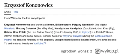 ogrodow_wonsz - El Defecatore xDDDD 
#kononowicz
