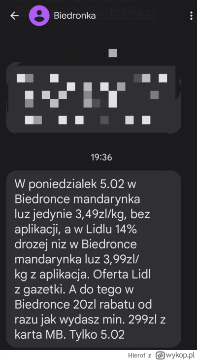 Hierof - Najwyraźniej w marketingu w Biedronce zatrudnili tę #!$%@?ącą sąsiadkę, któr...