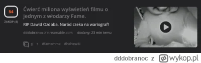 dddobranoc - Mordki jeszcze 20 wykopów i główna ogień :D orgazm orgazm
 #famemma

htt...