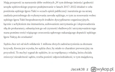 Jacek38 - Dlaczego OP @ewaryst musi kłamać tak bezczelnie, sędziowie pozywają konkret...