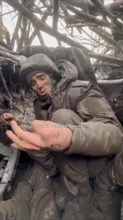 Koner1391 - Sytuacja rosyjskich żołnierzy w okopach. 

„Mamy #!$%@?, ale się trzymamy...