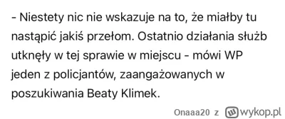 Onaaa20 - #beataklimek #kryminalne #zaginieni