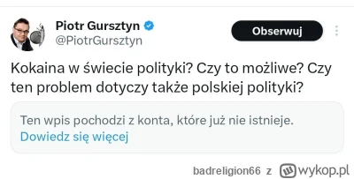 badreligion66 - @Niedowiarek Ten nawet chyba nie zauważył że już konto skasowane xd