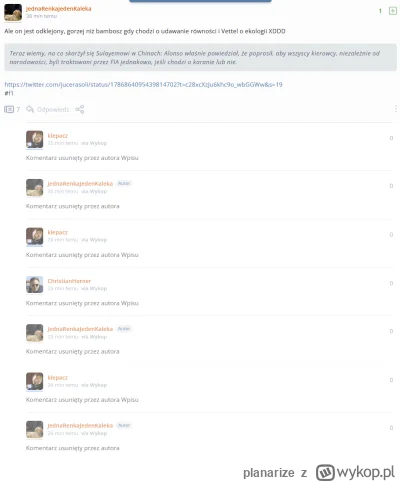 planarize - #f1 Co tu się wydarzyło? @JednaRenkaJedenKaleka @klepacz @ChristianHorner...