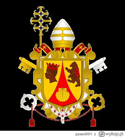 pawel991 - @Opryskus69: czarny juz był, Benedykt XVI mial w herbie murzyna. przepowie...