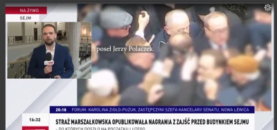 jaroty - Straż marszałkowska opublikowała oficjalne nagrania, na których widać jak pi...