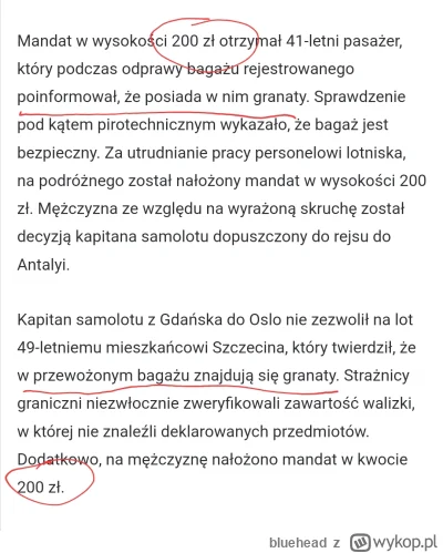 bluehead - Trzeba być wieśniakiem ze słomą w butach żeby sobie stroić żarty z ochrony...