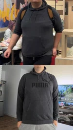 Distri_guy - #odchudzanie 3.5 miesiaca roznicy. Odstawienie fast foodow, dieta wysoko...