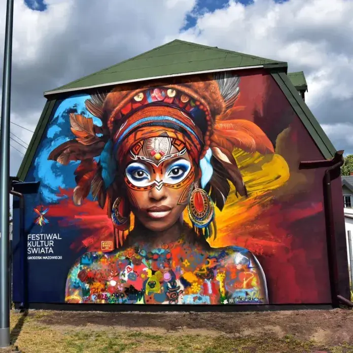 Nicy - 2023 r. przy okazji pierwszej edycji powstał obraz na budynku przy ul. Montwił...