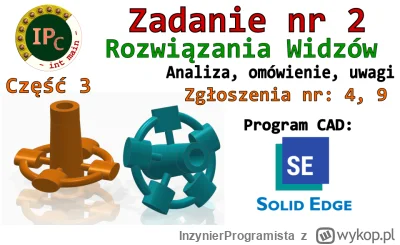 InzynierProgramista - Zadanie nr 2 - rozwiązania Widzów - cz. 3 | Solid Edge| modelow...