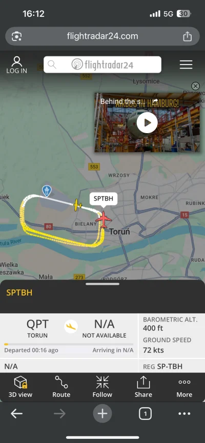 WiedzminGerwazy - Co lata nad Toruniem?

#torun #flightradar24 #samoloty