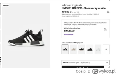 Cosipi - Kurde wie ktoś dlaczego tak pospolite buty jak adidas Originals NMD R1 dosło...