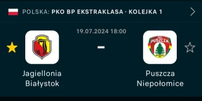 lepaq - Do powrotu #ekstraklasa pozostało tylko 37 dni!

Opublikowano już szczegółowy...