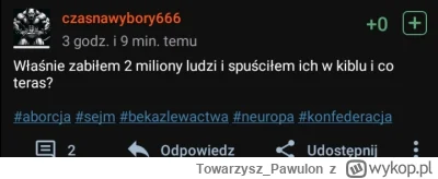 Towarzysz_Pawulon - To powszechne u lemingów że nie odróżniają plemników od zarodka? ...