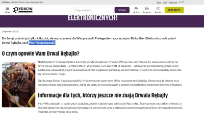 Levi7321 - @TheYoungGuy: No to Pyrkon chyba czeka na pozew